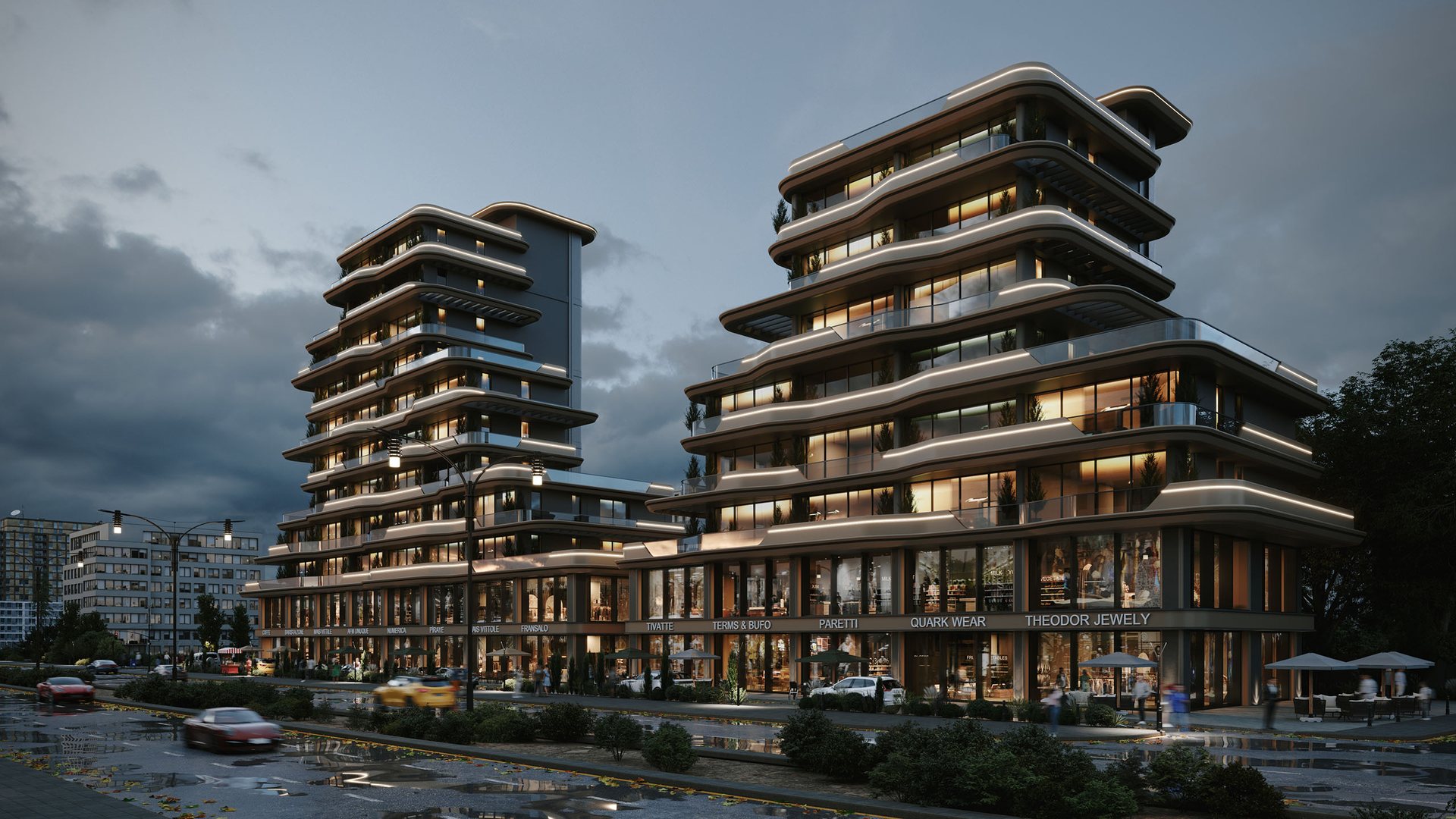 UBB Çakıroğlu Konakları - Dış Mekân Görselleştirme